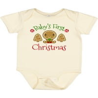 Inktastični babys prvi božićni slatki outfit poklon baby boy ili baby girl bodysuit