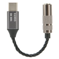 Tip C do audio dongle kabela, visoke rezolucije USB C do audio adaptera Stabilan prijenos za S Plus