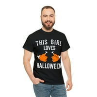 Ova djevojka voli Halloween unise grafičku majicu