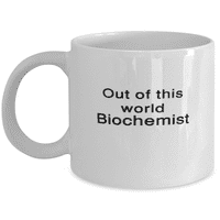 Smiješna biohemičarska krigla 11oz bijela - od ovog svijeta biohemičar - jedinstveno smiješno za biohemičar