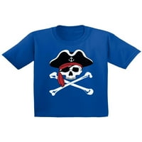 Awkward Styles Jolly Roger Skull Thirt za djecu Jolly Roger loll Flag pokloni za djecu Dia de los Muertos