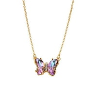 Frehsky ogrlice za žene Lično leptir ogrlica jednostavan i osjetljiv dizajn pogodan za sve prilike