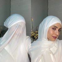 Šifon Instant Hijab za žene musliman pod šalnom cijevi sa velom modne magera za maramu solid
