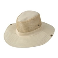 Ljetni ribolov suncobran šešir na otvorenom kamuflaža prozračna sandala za sandala zapadnu kauboj suncobran