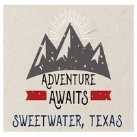 Sweetwater Texas Suvenir Frižider Magnet Avantura čeka dizajn
