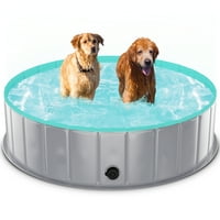 Pas prijenosni kiddijski bazen, izdržljiv PVC vanjski bazen za velike male pse