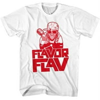 Flavor Flav Mic u ruci Muška majica Slušalice Rap Hip-Hop Legend koncert