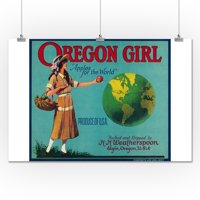 Oregon Girl Apple-ova etiketa