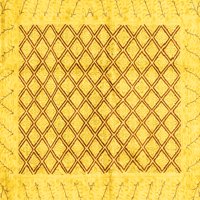 Ahgly Company Indoreni pravokutnik Sažetak žuti modernim prostirkama područja, 2 '4 '