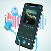Urban R žičane slušalice sa mikrovima za Samsung Galaxy A sa kablom bez zapetljanja, zvukom izolacijskih slušalica, dubokim basima, u ušiju silikonskim savjetima