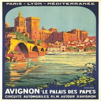 Avignon Vintage poster Francuska C