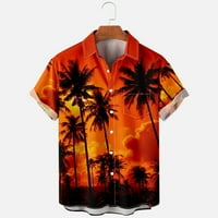 Zermoge muškarci majice majice bluze na prodaji zazora Muški ljetni modni modni havajske majice kratkih