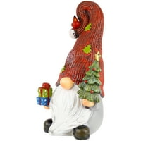Northerlight 9 GNOME sa kardinalom koji drže božićno ukrašavanje