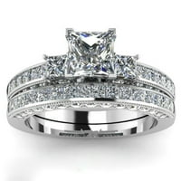 Pgeraug pokloni za žene evropske i američke modne muške i par prstena sa cirkonima, vjenčani prstenovi a prstenovi a