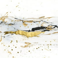 Harper, Ethan Crni moderni uokvireni muzej umjetnički print pod nazivom - Zlatni kelp I