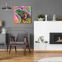 Epic Art 'Psychedelic Frog' by Dean Russo, akril staklena zida Art, 24 x24