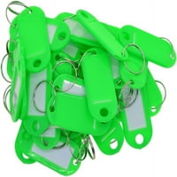 Čvrsta studija obojena vodootporna plastična tipka za prtljag id oznake naljepnice Ključni prstenovi za agente za nekretnine, stanodavci i stanari - zeleni, zeleni