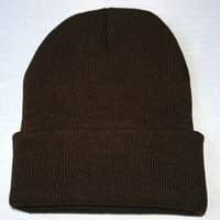 Unise Slouchy pletenje Hip Hop Cap topla zimska skijaška šešir kava jedna veličina