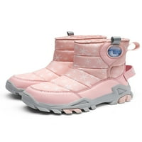 Harsuny Children Hladno vrijeme Udobne sniježne cipele s magnetnim cipelama vanjske klizanje otporna na snežnu pahulje gležnja bootie ružičasta 4Y