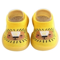 Ferndule baby socks klizač gumeni potplat prvo šetačke cipele predrašujučer crib cipele udobnost crtane