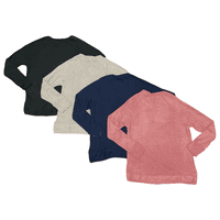 Aktivni životni ženski dugi rukav modalni crossever džemper od pukotine