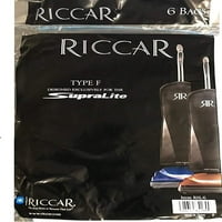 Riccar supra lite uspravne vakuumske torbe - dizajnirane da odgovaraju jednostavnoj laganoj laganoj sposobnosti