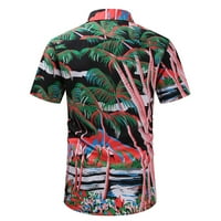 Eryao Muškarci Haljine Slim Fit Cvjetne havajske košulje za muškarce Tropical Beach Majica Aloha Thirt