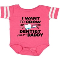 Inktastic Želim odrasti da budem stomatolog poput mog oca poklona dječja dječaka ili dječje djece