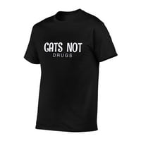 Generičke mačke ne droga smiješna majica Gildan muški kratki rukav 180g