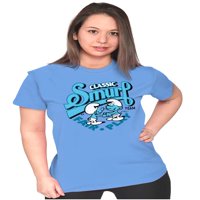 Vintage Classic Smurf Sajam igra Ženska majica Dame Tee Brisco Brends X