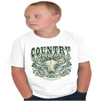 Country Western Bull Charing Loll Crewneck T košulje Dječak Djevojka Teen Brisco Brends M