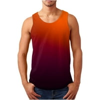 Zermoge majice za muškarce Plus veličine za muške 3D tiskane sportove i slobodnog prsluka bez rukava od rukava slim fit prsluk
