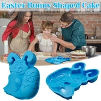 Phonesoap Uskršnji alati za bakeware Bunny DIY kalup za pečenje crtani silikonski kolač za kolač od