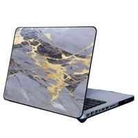 Kompatibilan s MacBook Pro Telefonska futrola, zlatno-siva-mramora - kućište silikona za silikon za