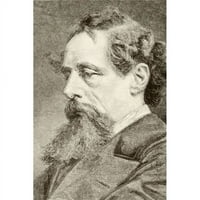 Posteranzi DPI Charles John HuffAm Dickens, na engleski romanopisac iz ilustracije 19. stoljeća Print,