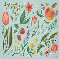 Proljetni botanički i poster Ispis Janelle Penner