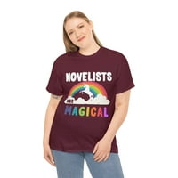 Novelisti su čarobna majica grafike unise