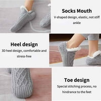 Unutarnja podne toplotne čarape, tkane i baršunaste čarape za unutrašnje čarape, toplotne papuče za