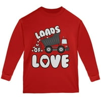 Trud zaljubljenih kamion Love Youth dugih rukava majica Red YSM