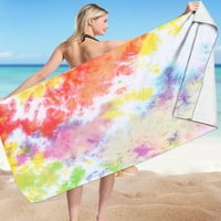 Giligiliso ručnik za plažu od mikrovlakana super lagana šarena ručnik za kupanje otporna na plažu sa