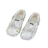 COLISHA Djeca Mary Jane Sandale gležnjače stanovi sjajni haljina cipele ples lagana princeza cipela