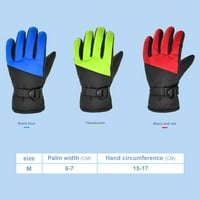 Dječje skijaške rukavice zimske vodootporne vjetrootporne rukavice sa anti-izgubljenim kopčom rukom