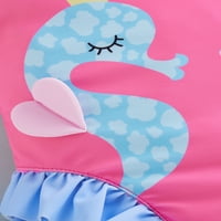 LICUPIEE TODDLER Djevojka za djecu s kupaćim kostimima bez rukava Swan Flamingo kombinezon za kupanje