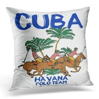 Konj Kuba Havana Polo Team Graphic Dizajn jastuk za plažu