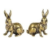 Mosiee par zečeva ukrasni zečji ukras od mesisnog zečjeg statua