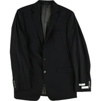 Calvin Klein Mens Textered dva gumba Blazer jakna, ljubičasta, redovna