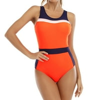 VEDOLAY kupaći kupaći komisionici za žene višestrani križ natrag jedan kupaći kostim, narandžasti xl