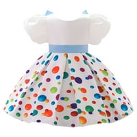 12m-6t Baby girl rođendan vjenčanica haljina za zabavu Toddler Big Bow jednogodišnja haljina