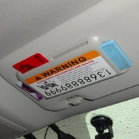 COGFS CAR Sun Visor Vlasnik kartice Organizator Auto kartica Clip Car Bo Pripares Skladištenje