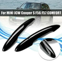 Sjajna crnačka ručka vrata poklopac za mini JCW Cooper S F F Comfort